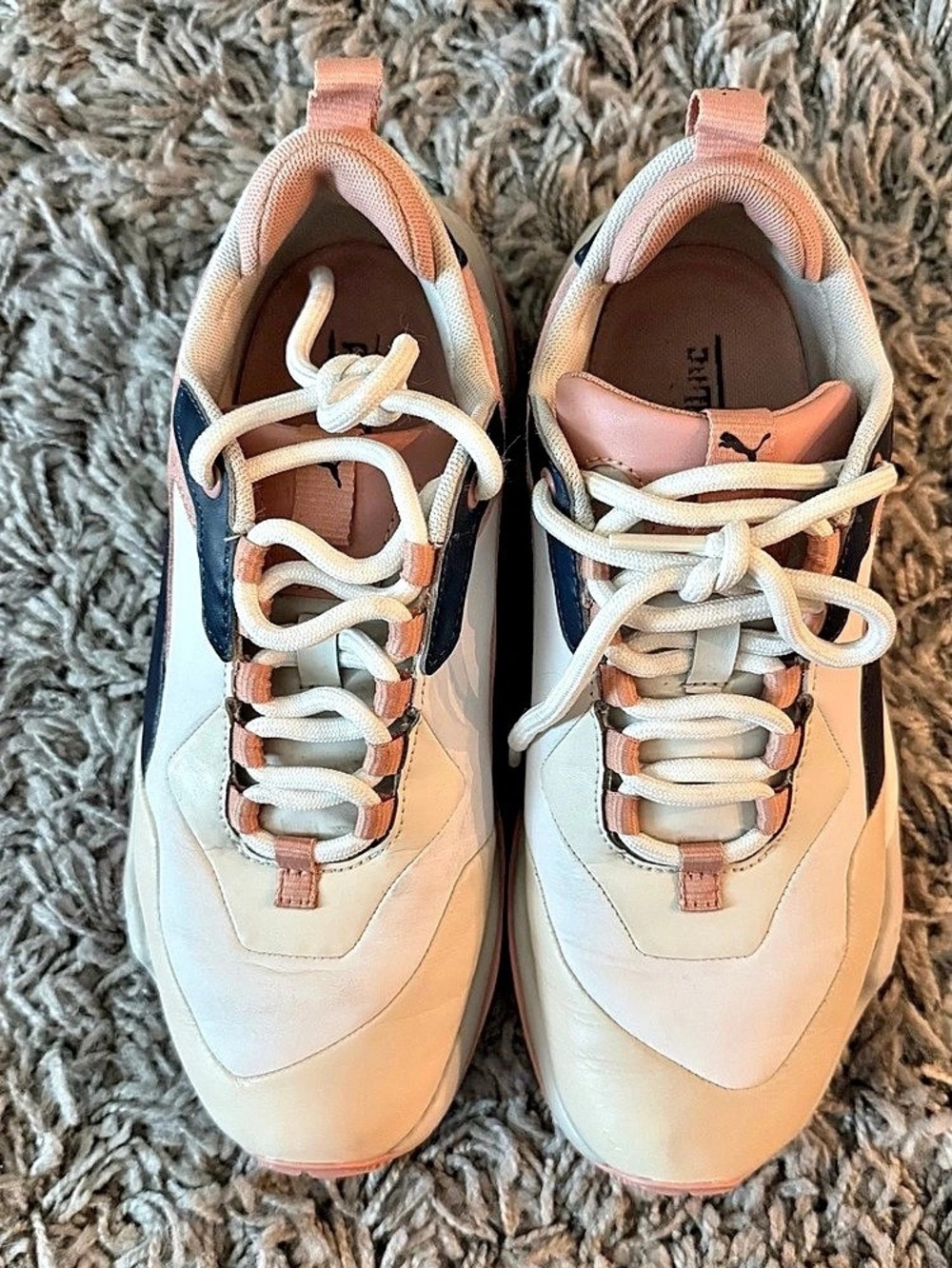 Reebok Pink & White Sneakers US 9